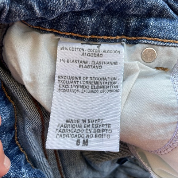 Levi Strauss & Co Mid Rise Skinny Jeans Size 6M - Picture 4 of 4